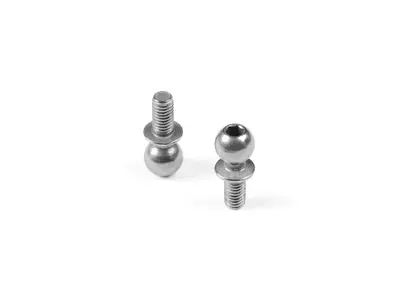 Hard Steel Ball End 5.4Mm With Thread 6Mm - Nickel Coated (2) 1