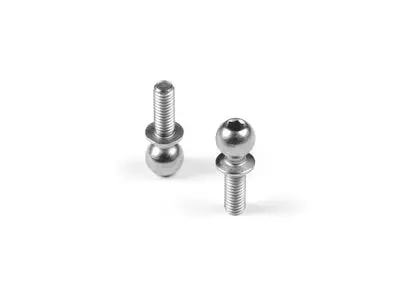 Hard Steel Ball End 5.4Mm With Thread 8Mm - Nickel Coated (2) 1