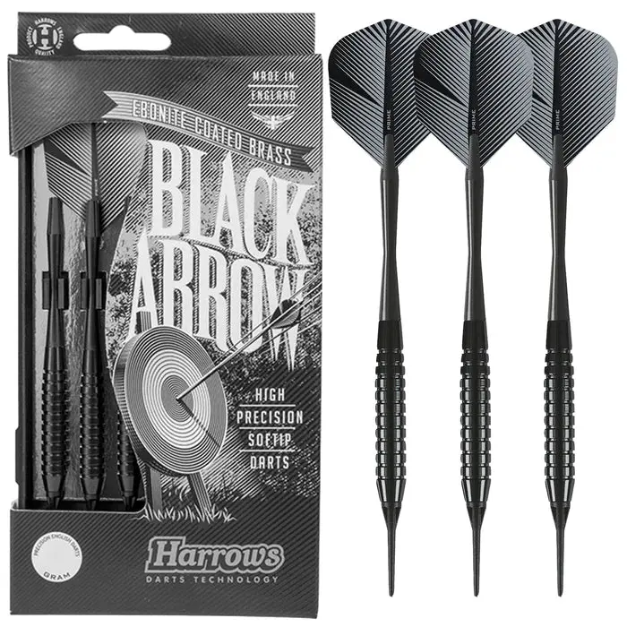 Harrows Black Arrow Soft Tip Darts 1