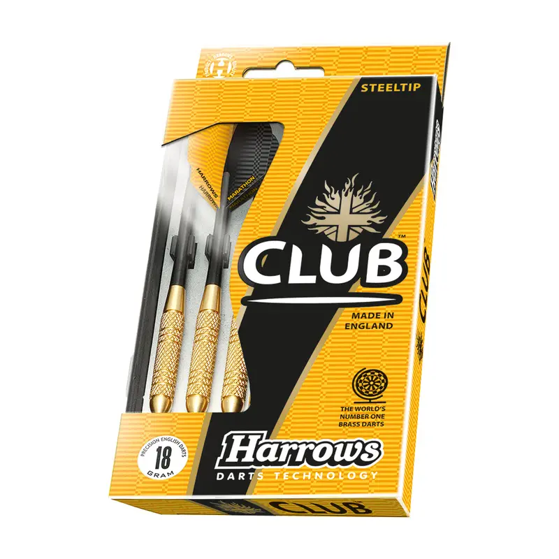 Harrows Club Brass Steel Tip Darts 1