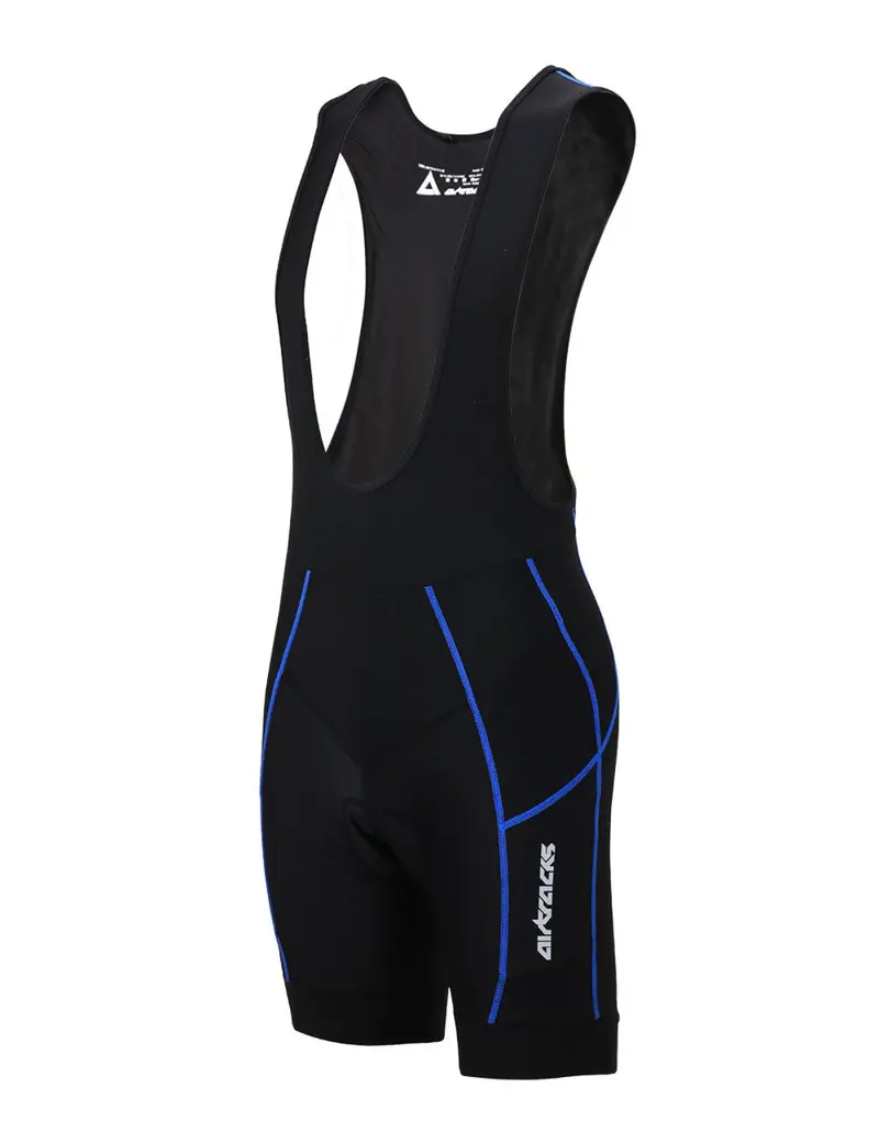 Herren Fahrradhose Kurt Radhose Mit Trägern Trägerhose Kurz Pro Schwarz Blau 1