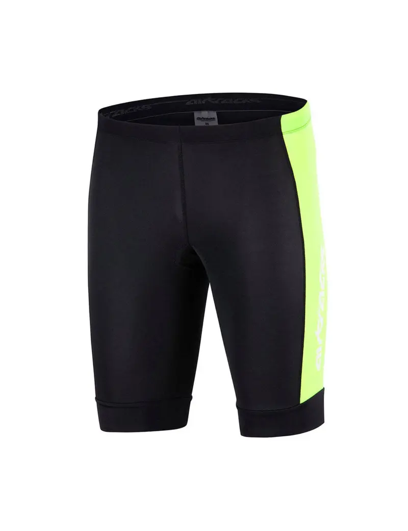 Herren Fahrradhose Kurz Radhose Pro Line Schwarz-Neon 3