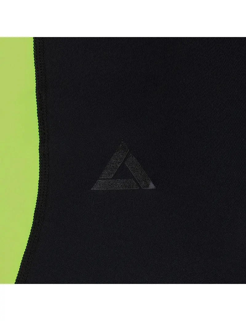 Herren Fahrradhose Kurz Radhose Pro Line Schwarz-Neon 5
