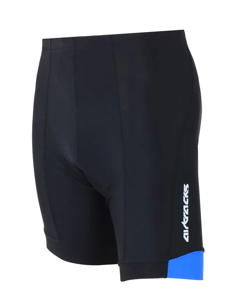 Herren Fahrradhose Kurz Team Schwarz Blau 1