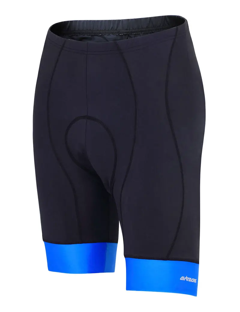 Herren Fahrradhose Kurze Comfort Line Schwarz-Blau Setprodukt 1