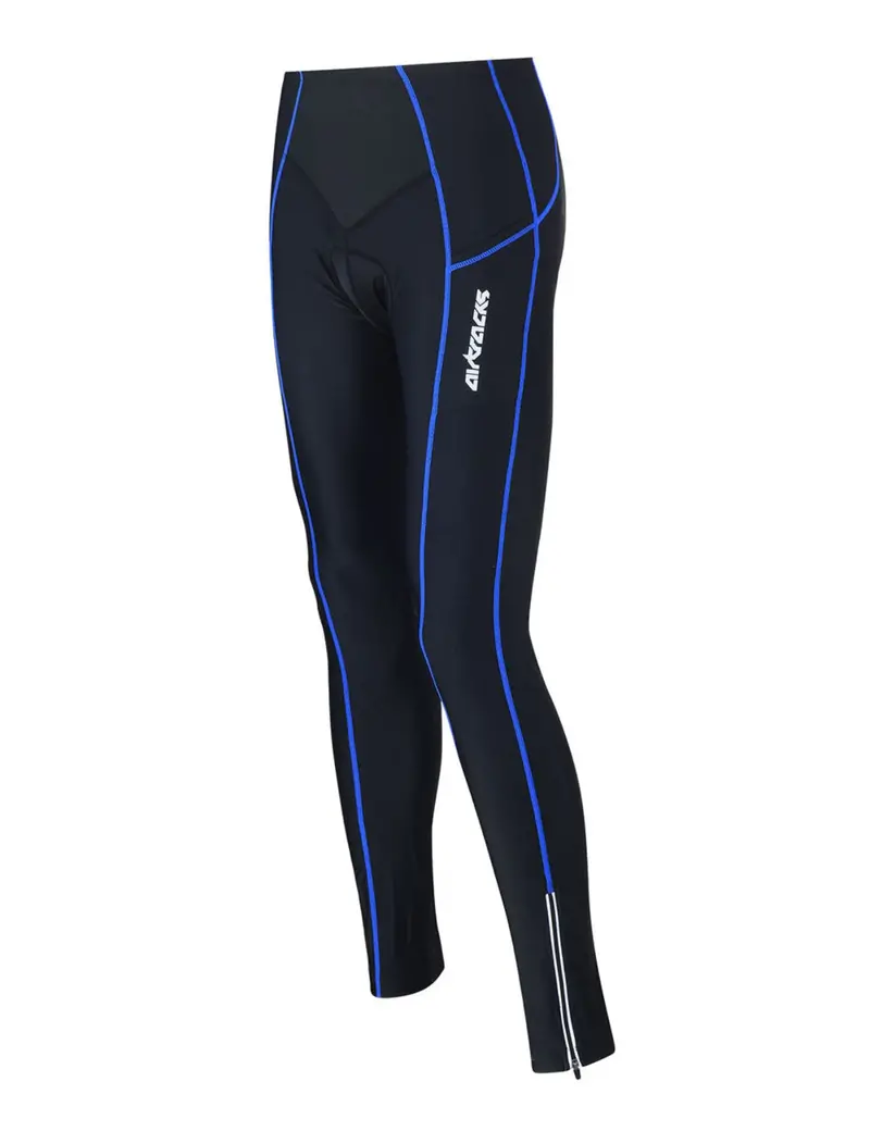 Herren Fahrradhose Lang Pro Schwarz Blau 1