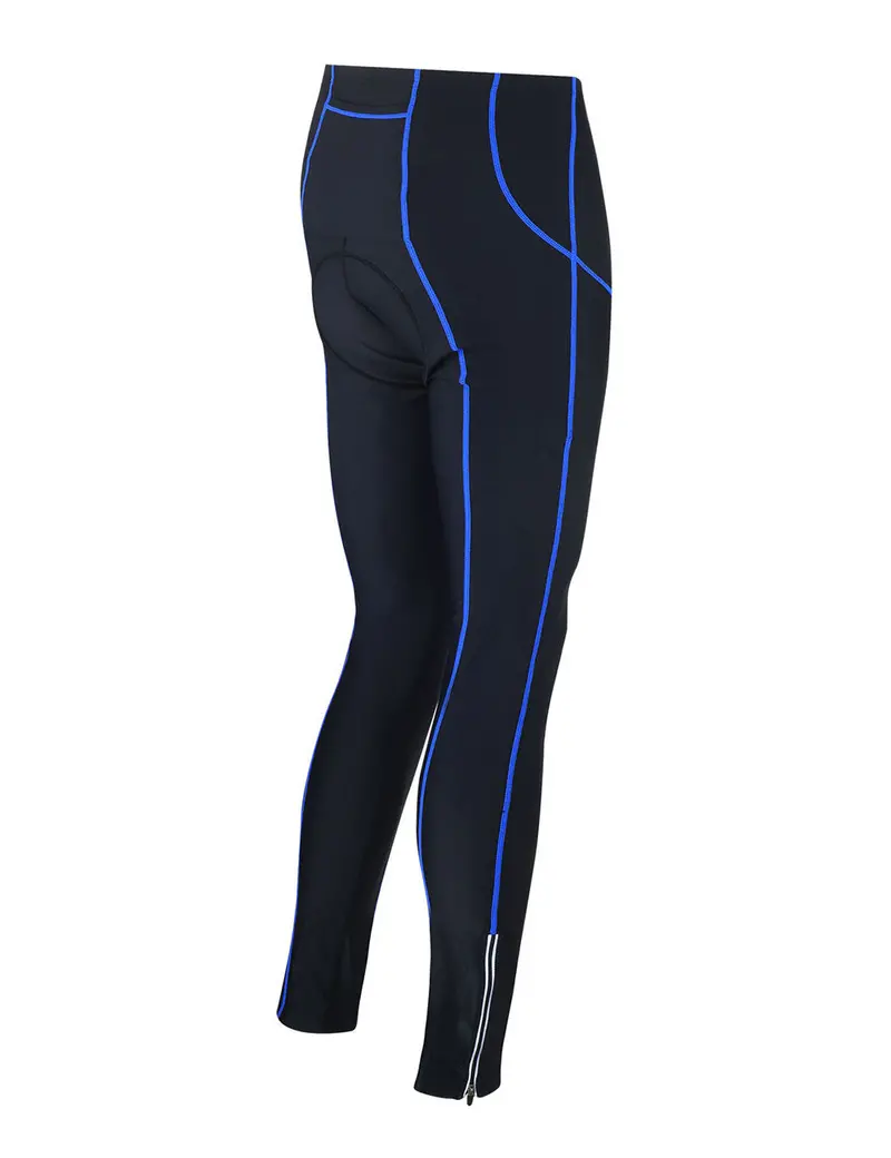 Herren Fahrradhose Lang Pro Schwarz-Blau Setprodukt 2