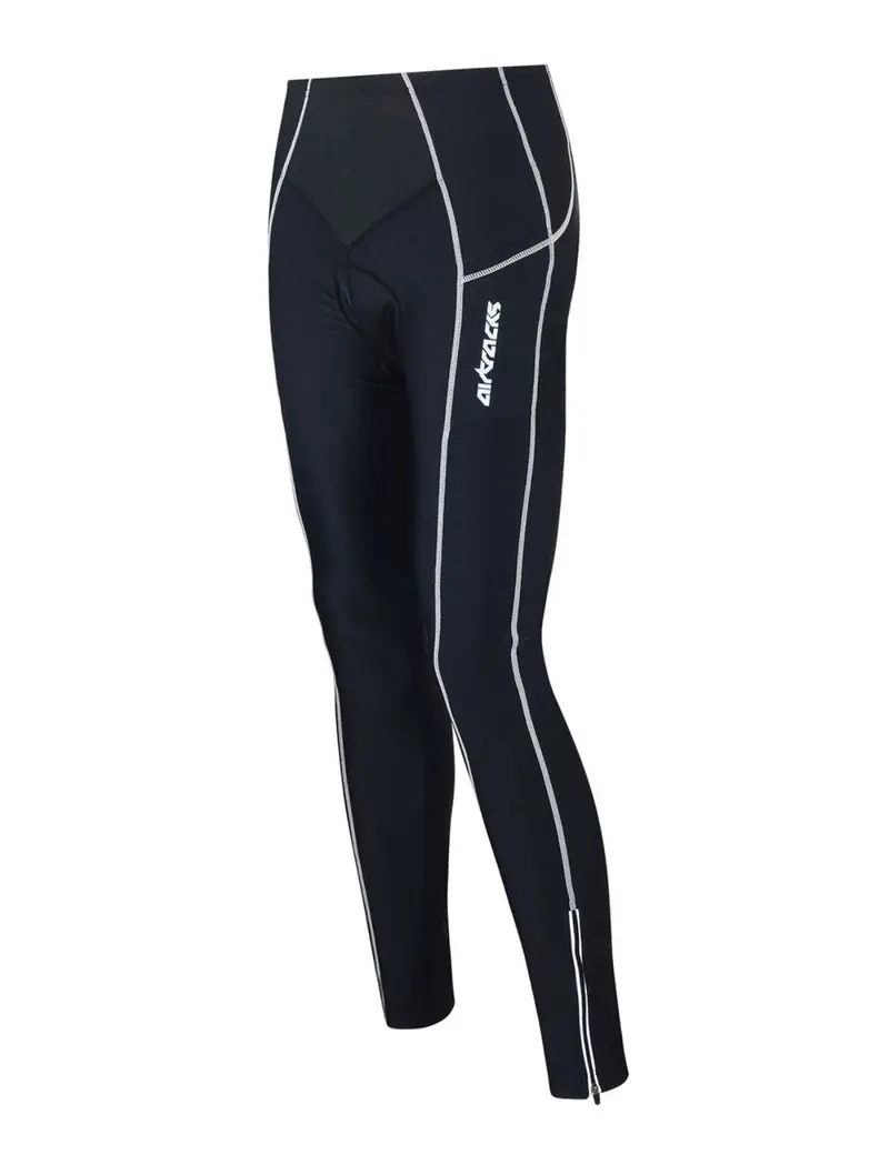 Herren Fahrradhose Lang Pro Schwarz-Grau 1