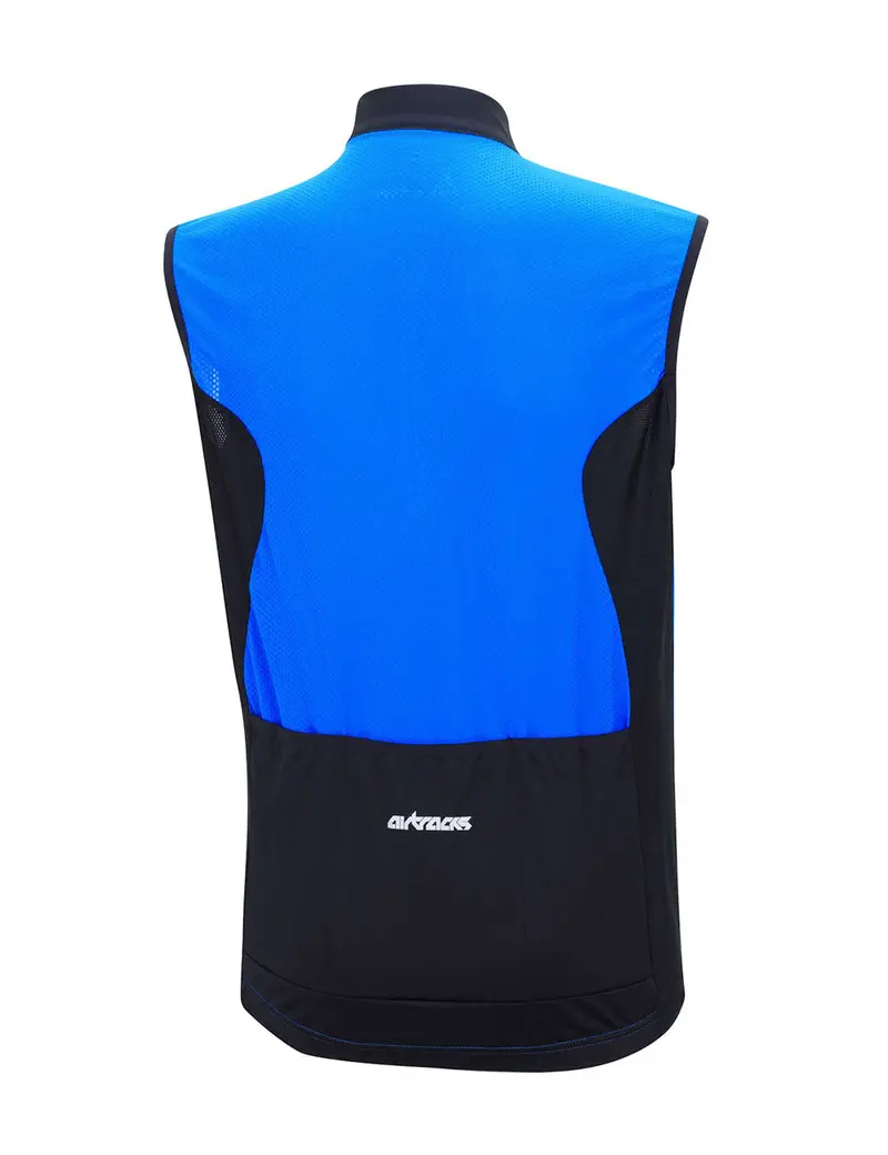 Herren Fahrradtrikot Ärmellos Comfort Line Blau-Schwarz Setprodukt 2