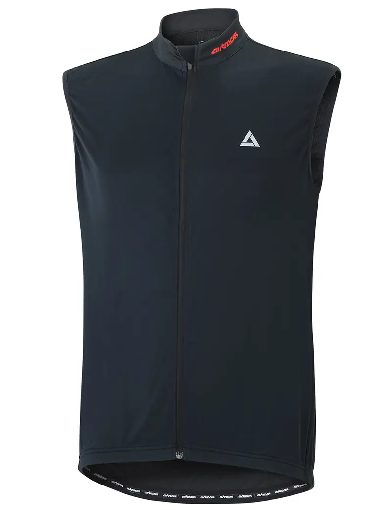 Herren Fahrradtrikot Ärmellos Comfort Line Schwarz Setprodukt 1