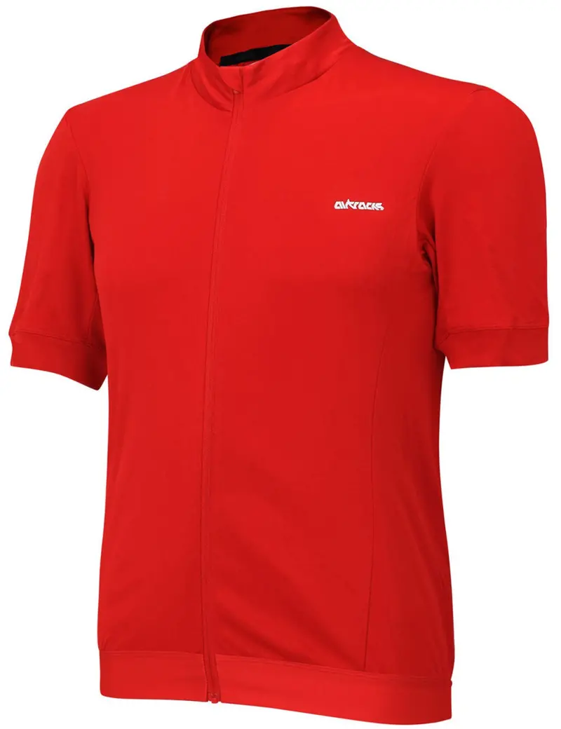 Herren Fahrradtrikot Kurzarm Air Tech Ii Rot Setprodukt 1