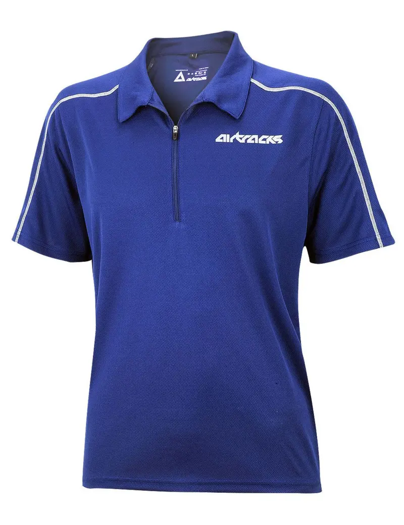 Herren Fahrradtrikot Kurzarm Air Tech Navy-Blau 1