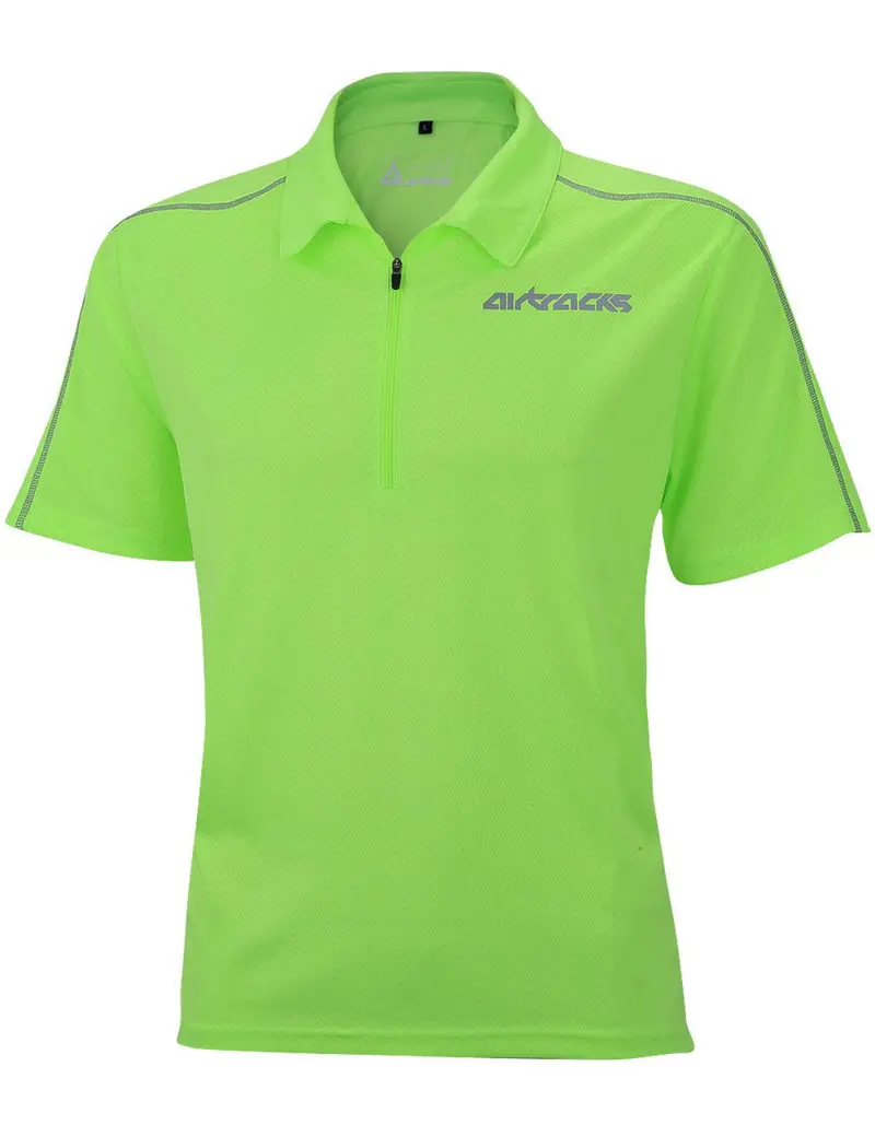 Herren Fahrradtrikot Kurzarm Air Tech Neon 1