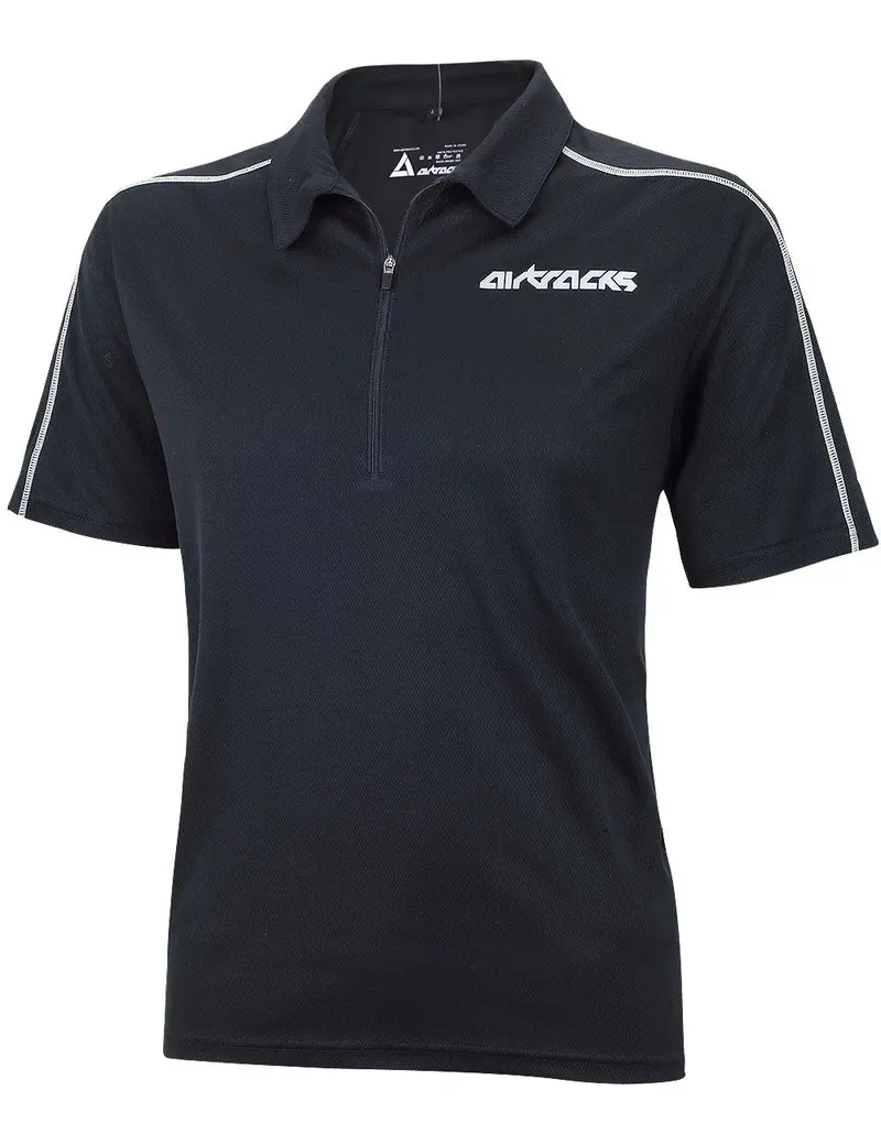 Herren Fahrradtrikot Kurzarm Air Tech Schwarz Setprodukt 1