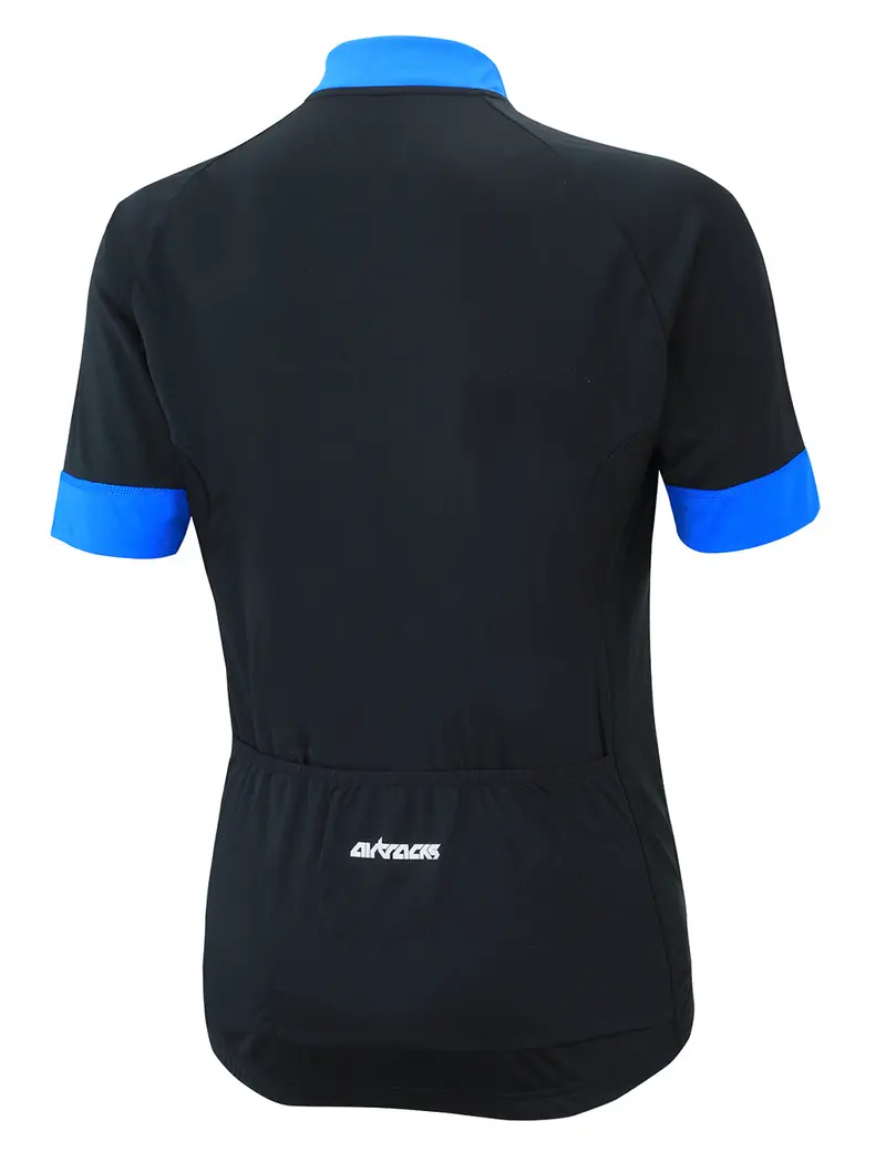 Herren Fahrradtrikot Kurzarm Comfot Line Schwarz Blau Setprodukt 2