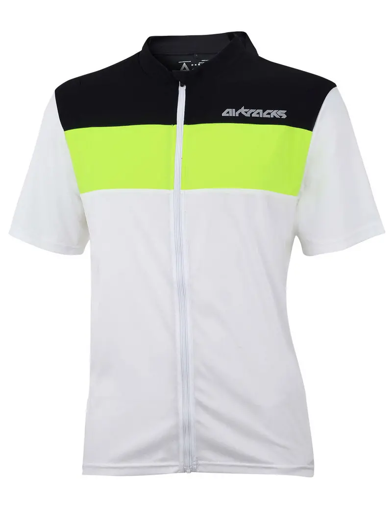 Herren Fahrradtrikot Kurzarm Pro Air Weiss Setprodukt 1