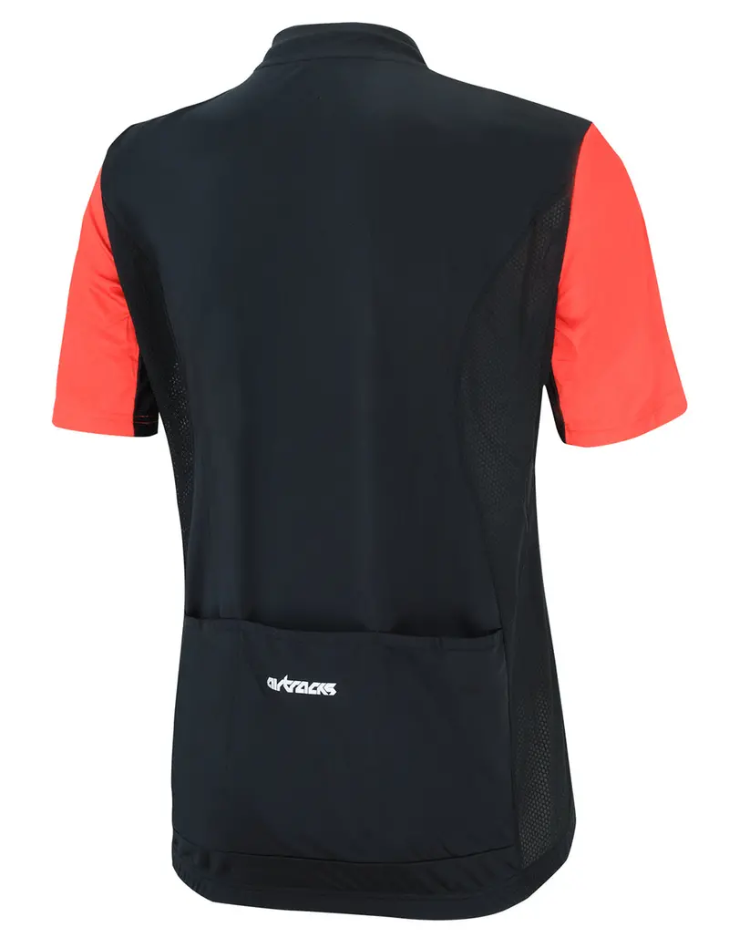 Herren Fahrradtrikot Kurzarm Pro Line Ii Schwarz-Rot Setprodukt 2