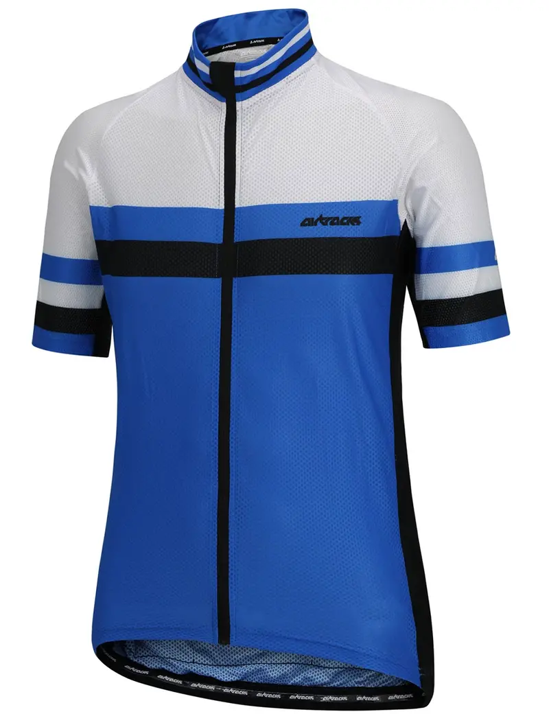 Herren Fahrradtrikot Kurzarm Pro Line Iii Blau-Weiss Setprodukt 1