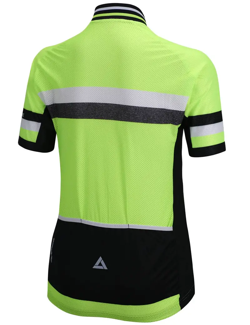 Herren Fahrradtrikot Kurzarm Pro Line Iii Neon-Schwarz 2