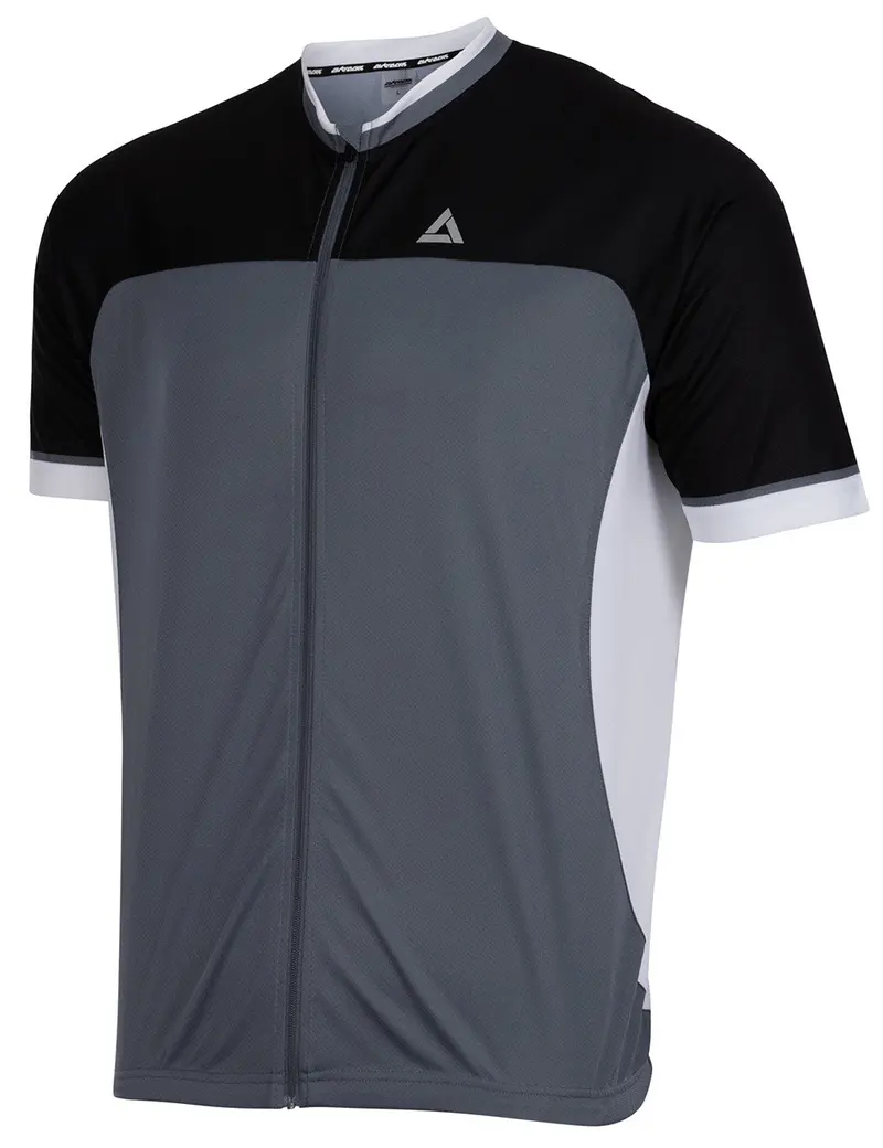 Herren Fahrradtrikot Kurzarm Pro T Ii Grau-Schwarz Setprodukt 1