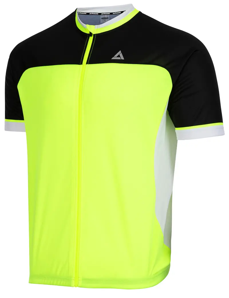 Herren Fahrradtrikot Kurzarm Pro T Ii Neon-Schwarz Setprodukt 1