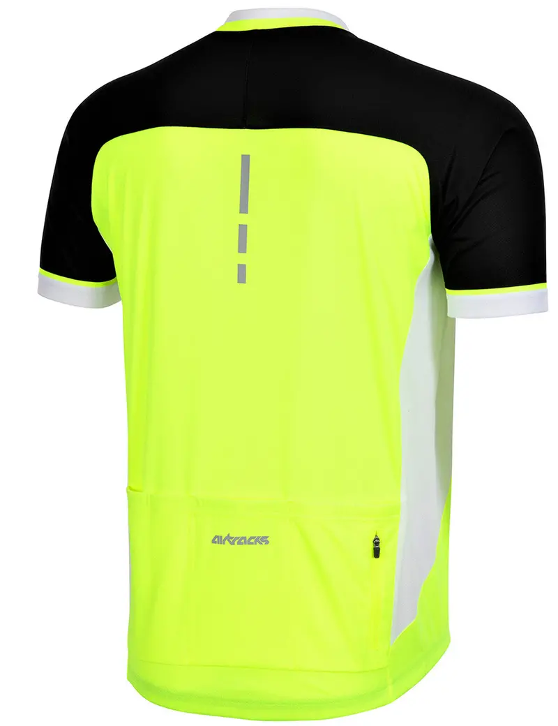 Herren Fahrradtrikot Kurzarm Pro T Ii Neon-Schwarz Setprodukt 2
