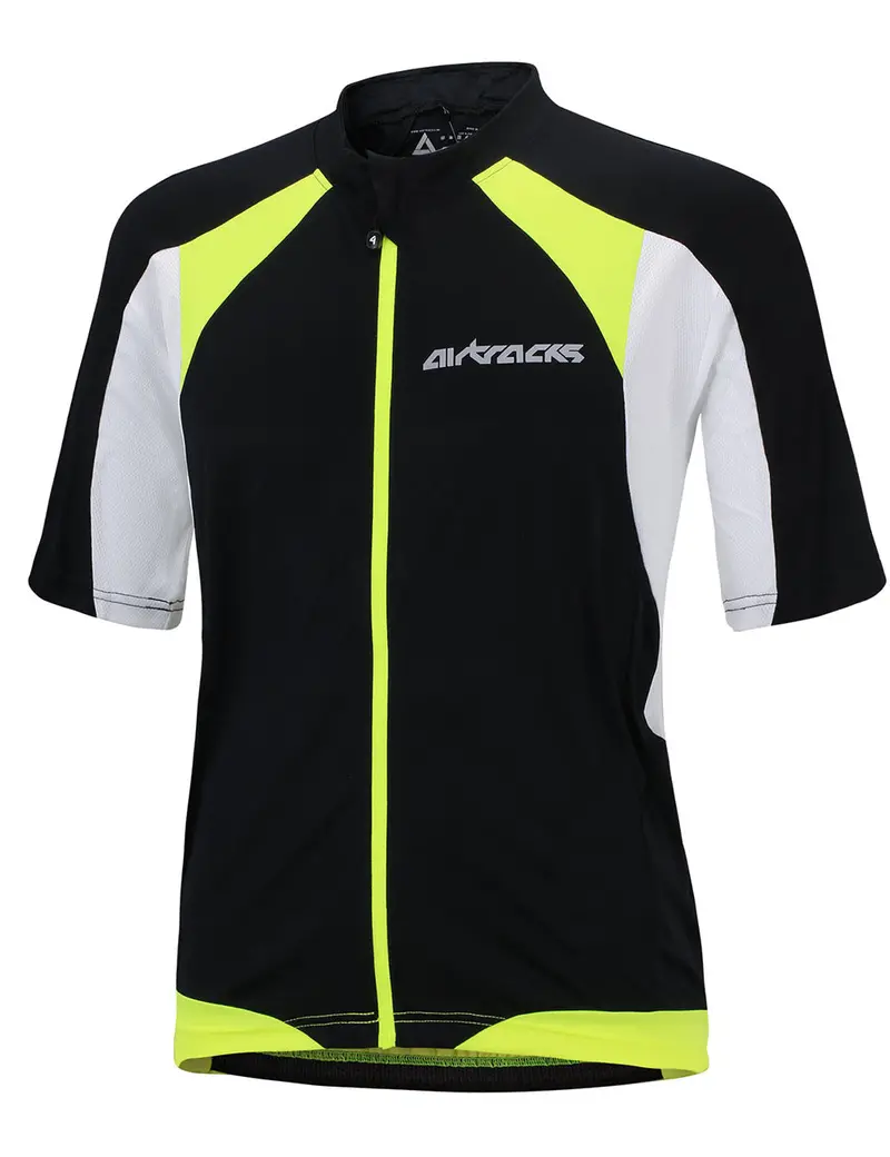 Herren Fahrradtrikot Kurzarm Pro T Schwarz-Weiß Setprodukt 1