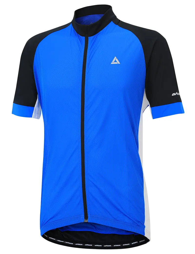 Herren Fahrradtrikot Kurzarm Pro Team Line Blau-Schwarz Setprodukt 1