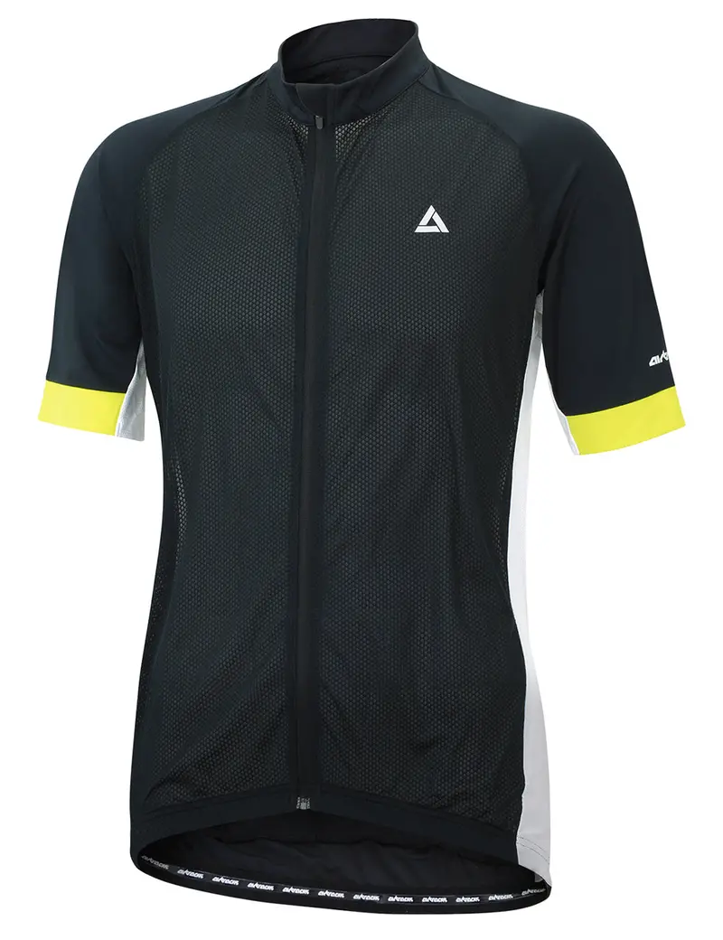 Herren Fahrradtrikot Kurzarm Pro Team Line Schwarz-Weiss Setprodukt 1
