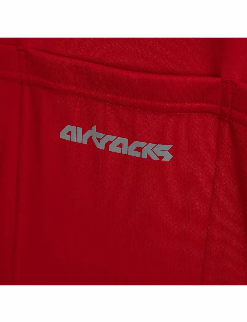 Herren Fahrradtrikot Kurzarm Radtrikot Pro T Ii Rot-Schwarz 4