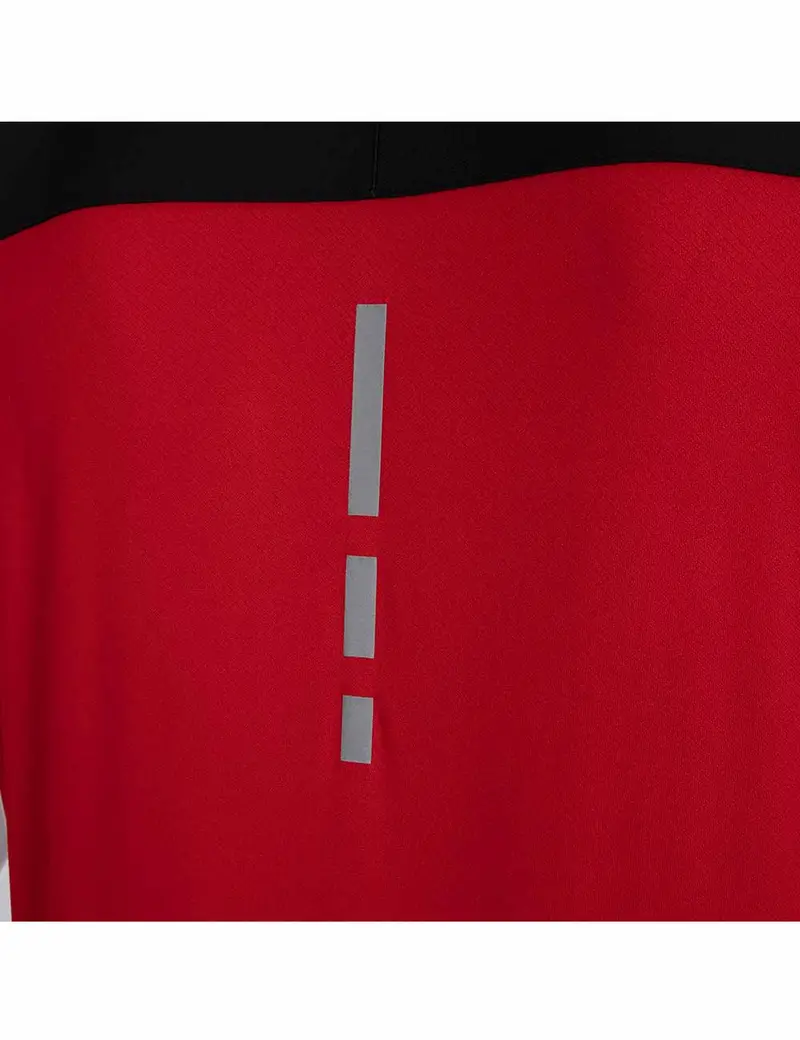 Herren Fahrradtrikot Kurzarm Radtrikot Pro T Ii Rot-Schwarz 5