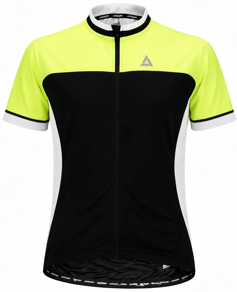 Herren Fahrradtrikot Kurzarm Radtrikot Pro T Ii Schwarz-Neon 1