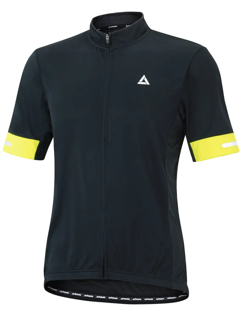 Herren Fahrradtrikot Kurzarm Radtrikot Pro Team Line Ii Schwarz 1