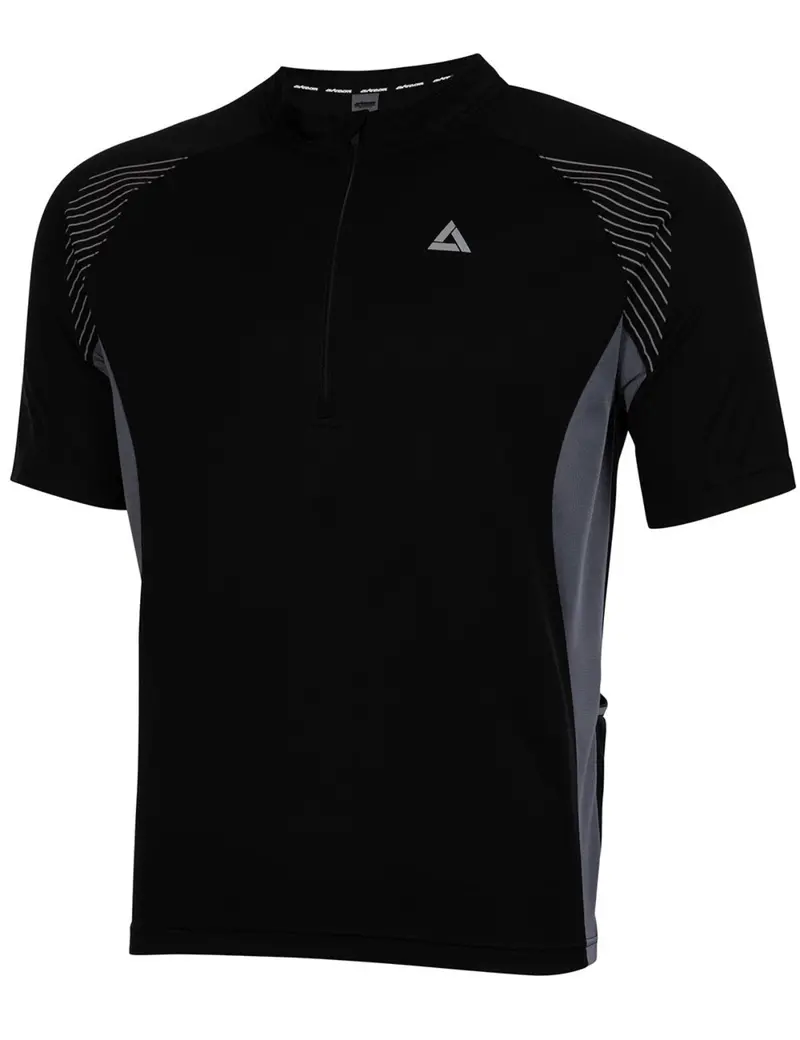 Herren Fahrradtrikot Kurzarm Radtrikot Team Ii Schwarz-Grau 2