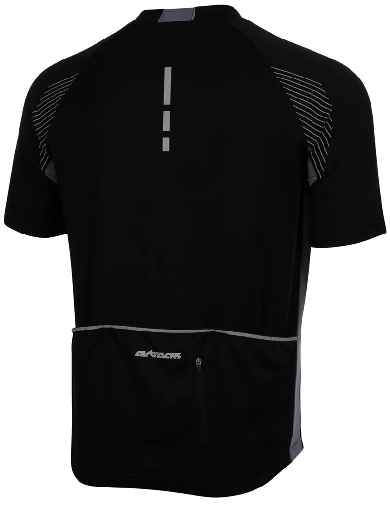 Herren Fahrradtrikot Kurzarm Radtrikot Team Ii Schwarz-Grau 3