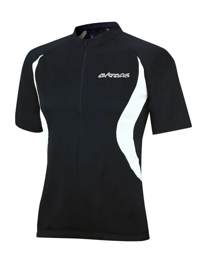Herren Fahrradtrikot Kurzarm Radtrikot Team Schwarz 1