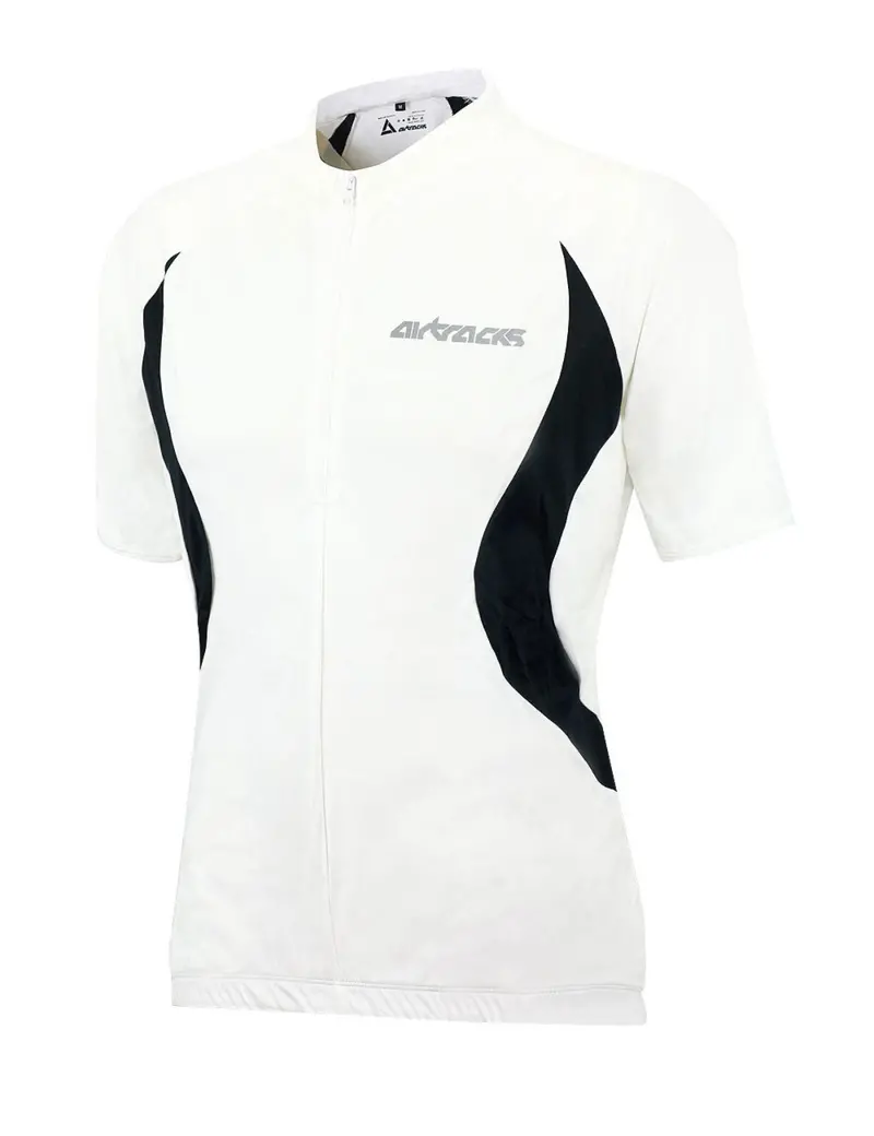 Herren Fahrradtrikot Kurzarm Radtrikot Team Weiss 1