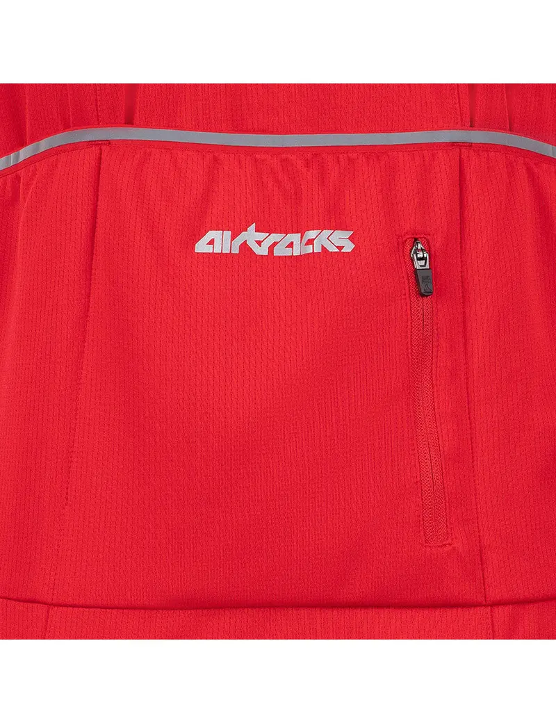 Herren Fahrradtrikot Kurzarm Team Ii Rot-Grau Setprodukt 4