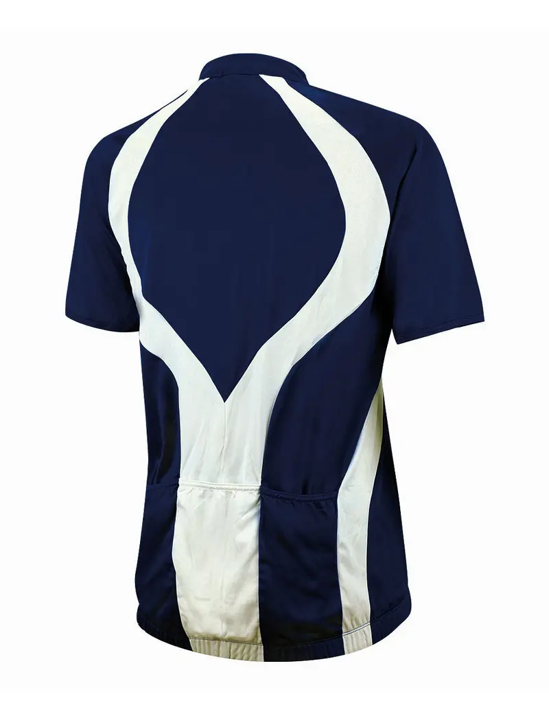Herren Fahrradtrikot Kurzarm Team Navy-Blau Setprodukt 2