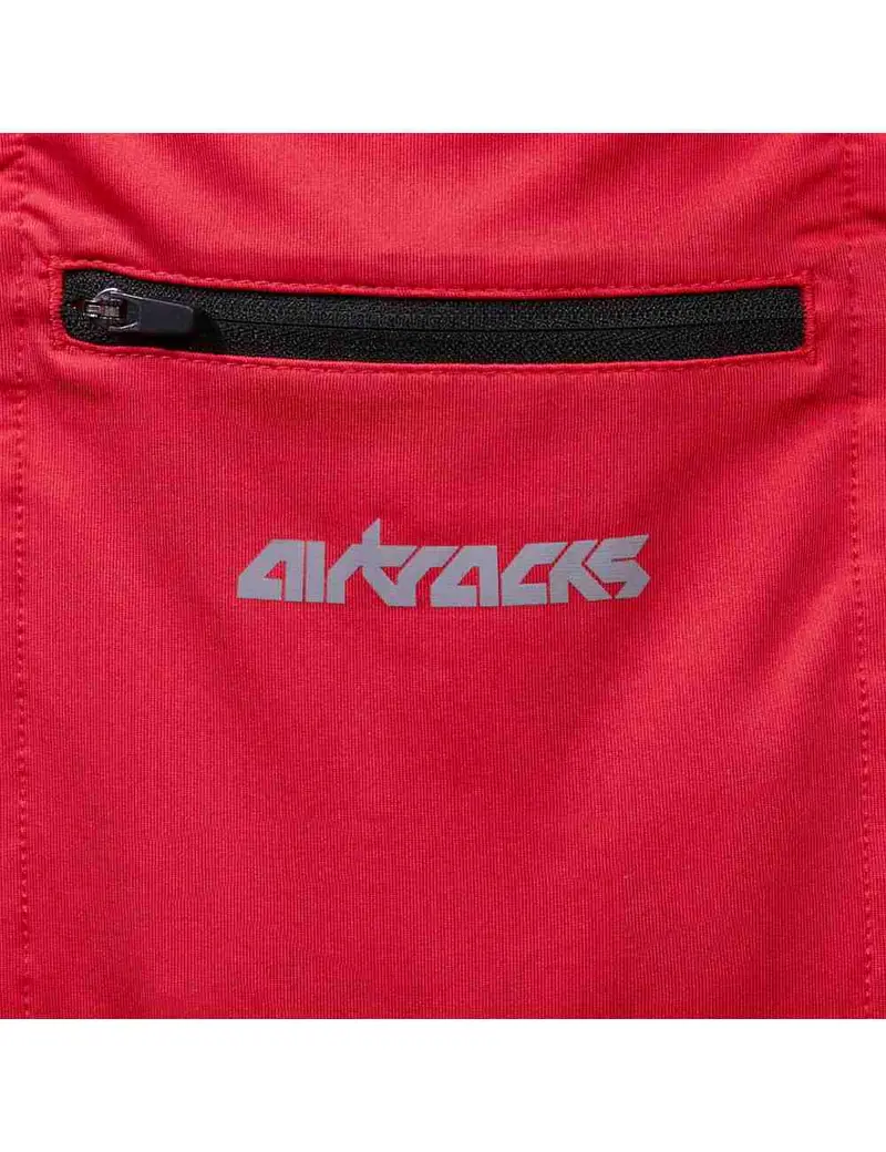 Herren Fahrradtrikot Langarm Pro Line Rot Setprodukt 3