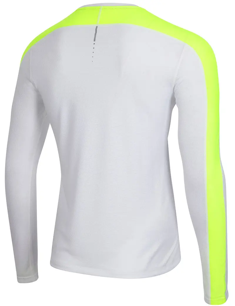 Herren Funktions Laufshirt Langarm Pro Line Weiss-Neon Setprodukt 6