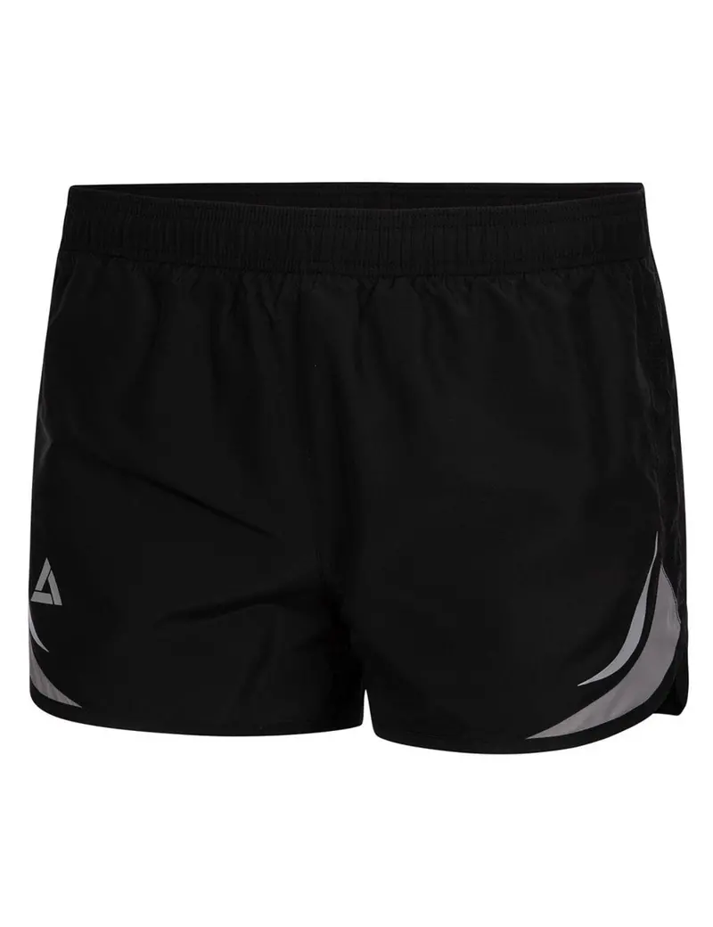 Herren Funktions Laufshorts Comfort Line Schwarz Grau 1