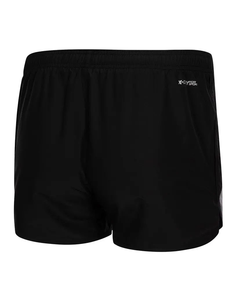 Herren Funktions Laufshorts Comfort Line Schwarz-Grau Setprodukt 2