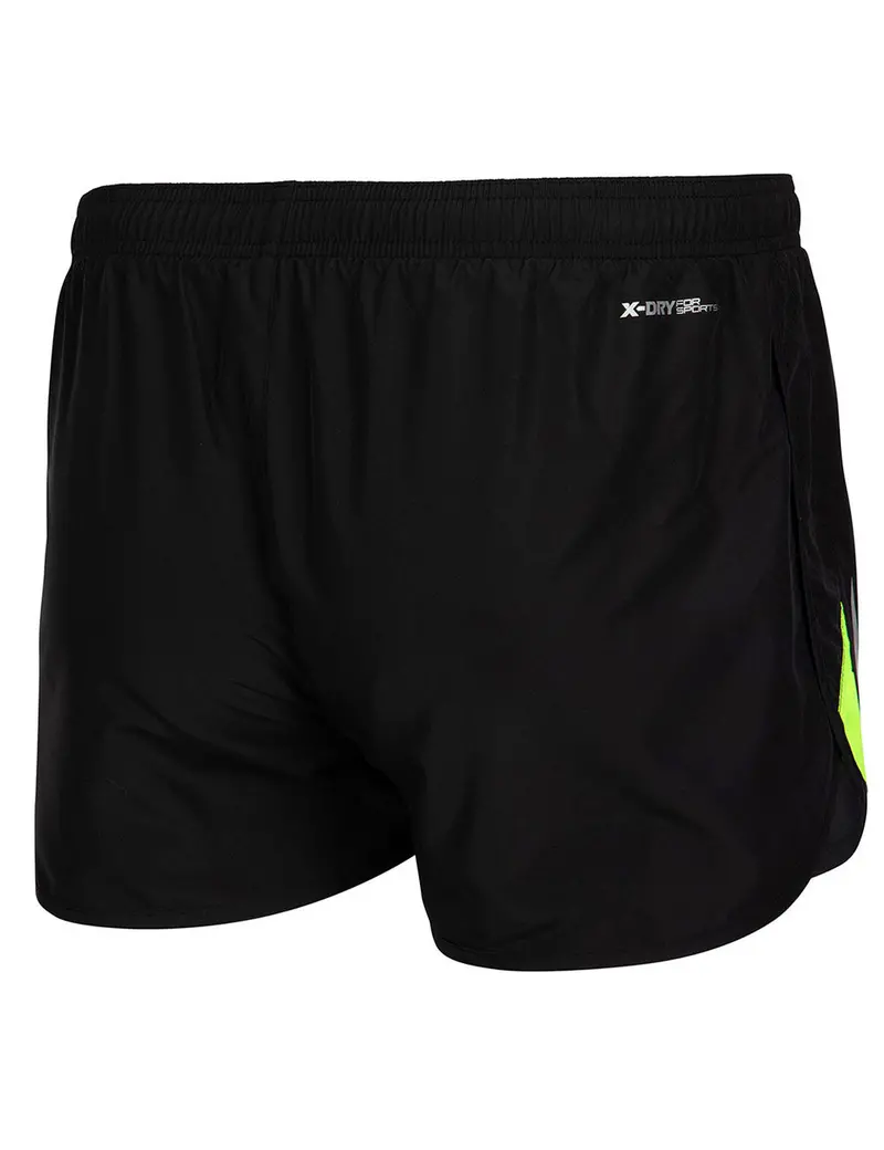 Herren Funktions Laufshorts Comfort Line Schwarz-Neon Setprodukt 2
