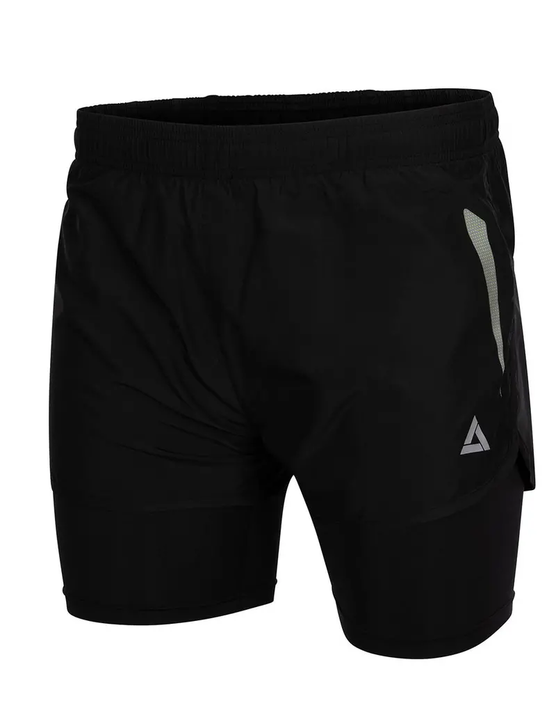 Herren Funktions Laufshorts Pro Line Schwarz Setprodukt 1