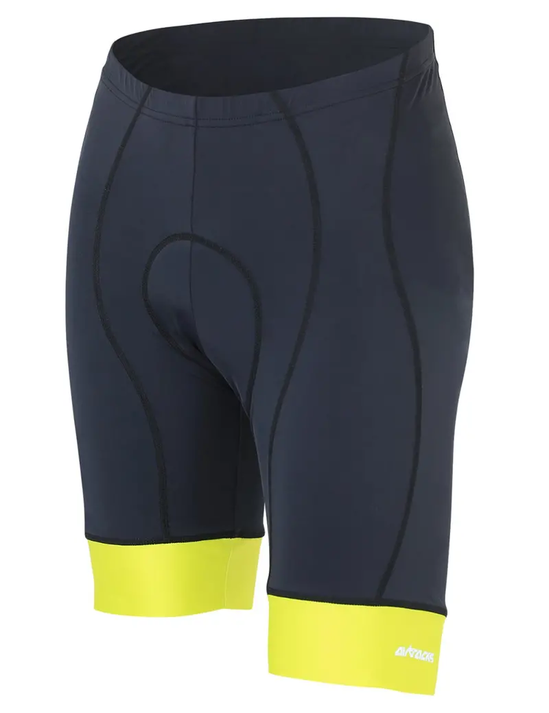 Herren Kurze Fahrradhose Comfort Line Schwarz-Neon Setprodukt 1
