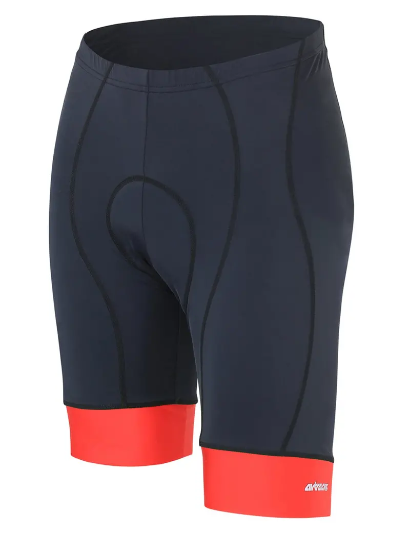 Herren Kurze Fahrradhose Comfort Line Schwarz-Rot Setprodukt 1
