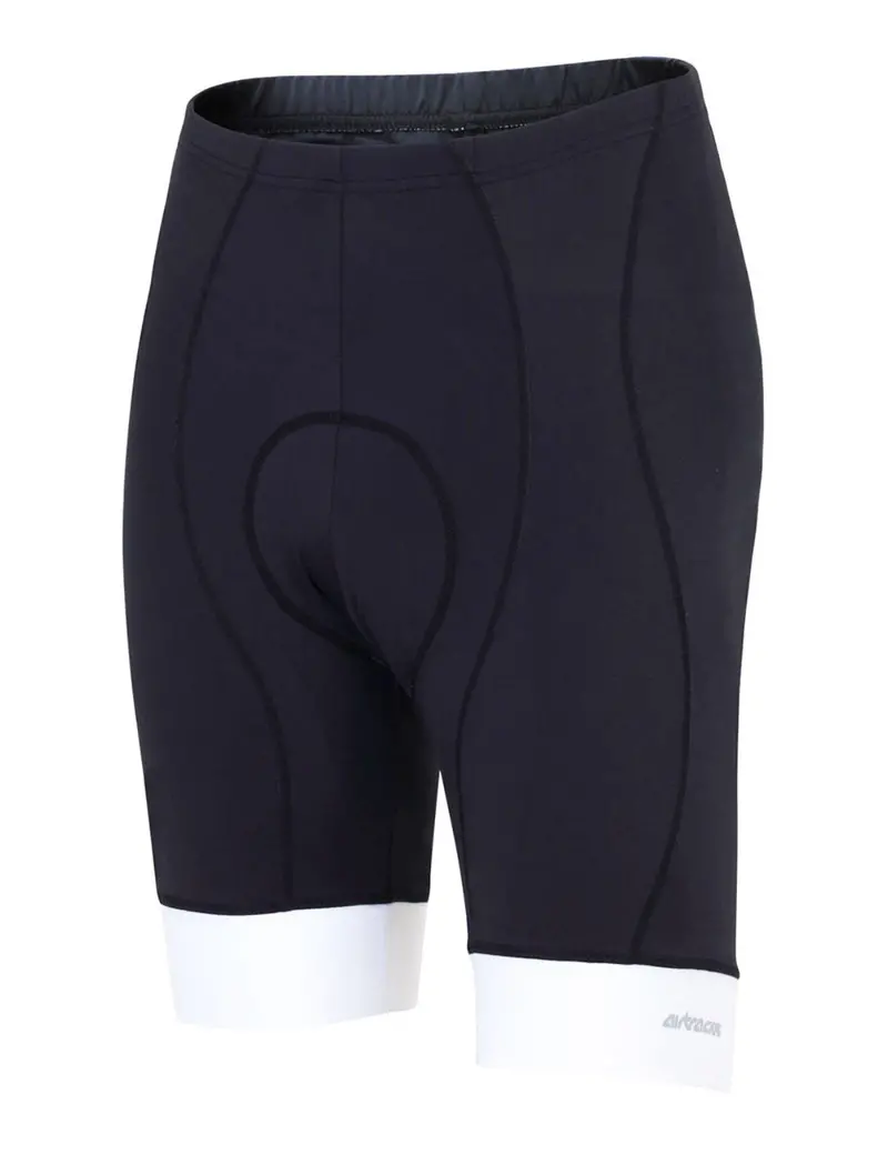 Herren Kurze Fahrradhose Comfort Line Schwarz-Weiß Setprodukt 1