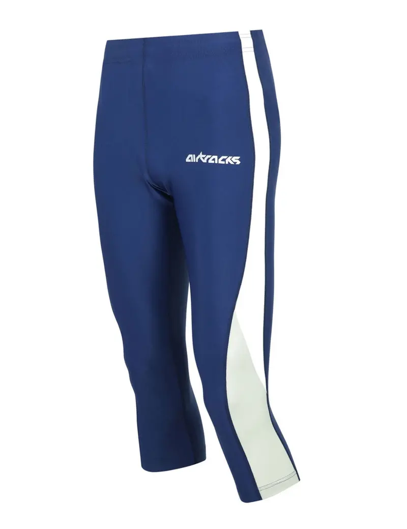 Herren Laufhose 3-4 Lang Navy-Blau 1