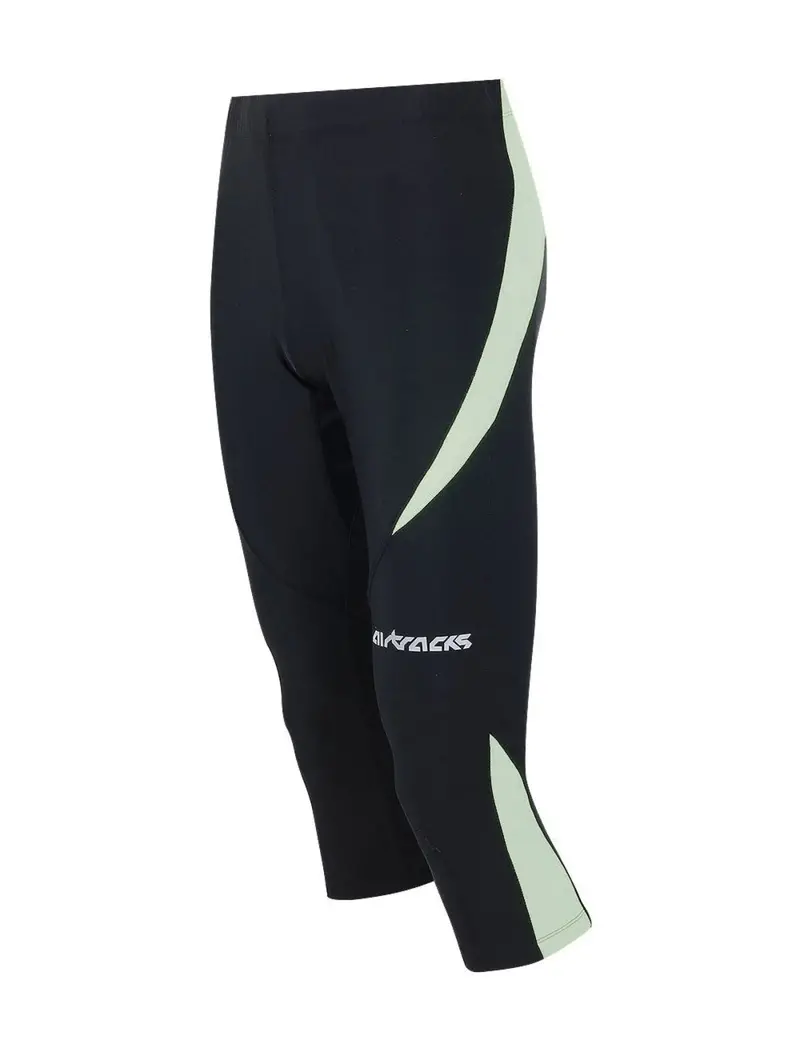 Herren Laufhose 3-4 Lang Pro Schwarz 1